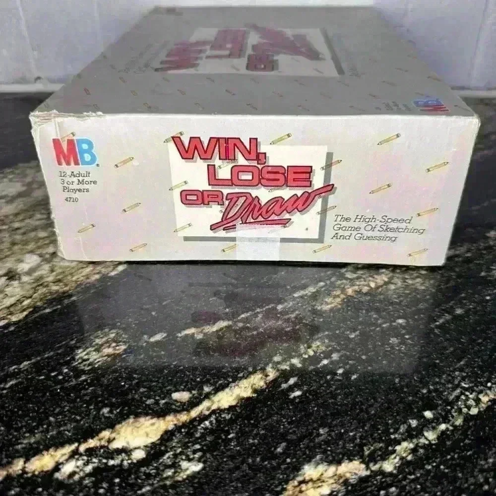 VINTAGE WIN LOSE OR DRAW Board Game Milton Bradley 1987 - Picture 5 of 16
